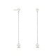 Pendul Small Silver Pearl Earrings