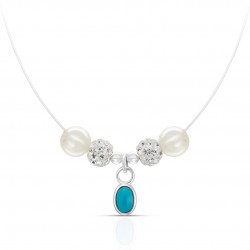 Lux Turquoise Silver Necklace Lux Turquoise Silver Necklace