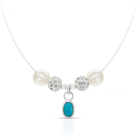 Lux Turquoise Silver Necklace Lux Turquoise Silver Necklace