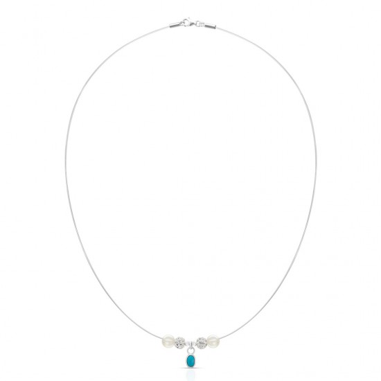 Lux Turquoise Silver Necklace Lux Turquoise Silver Necklace