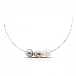 Kalung Kawat Mutiara Baroque Multicolour Kalung Kawat Mutiara Baroque Multicolour