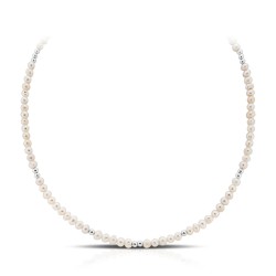 Femi Pearl Silver Necklace Femi Pearl Silver Necklace
