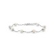 Ely Pearl Silver Bracelet