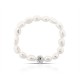 Pearl Bracelet With Crystal Ball 