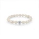 Pearl Bracelet With Crystal Ball 