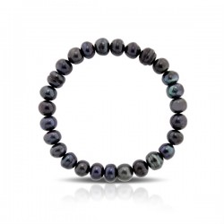 Gelang Mutiara Air Tawar Hitam Gelang Mutiara Air Tawar Hitam