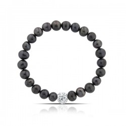 Black Pearl Crystal Bracelet Black Pearl Crystal Bracelet