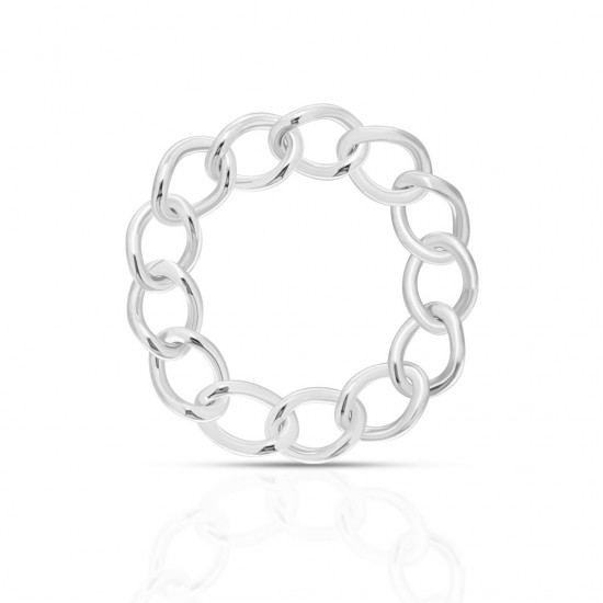 Bulat Chain Silver Ring