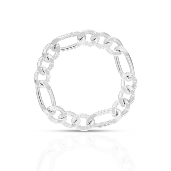 Kombi Chain Silver Ring