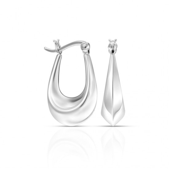Trisula Silver Earring