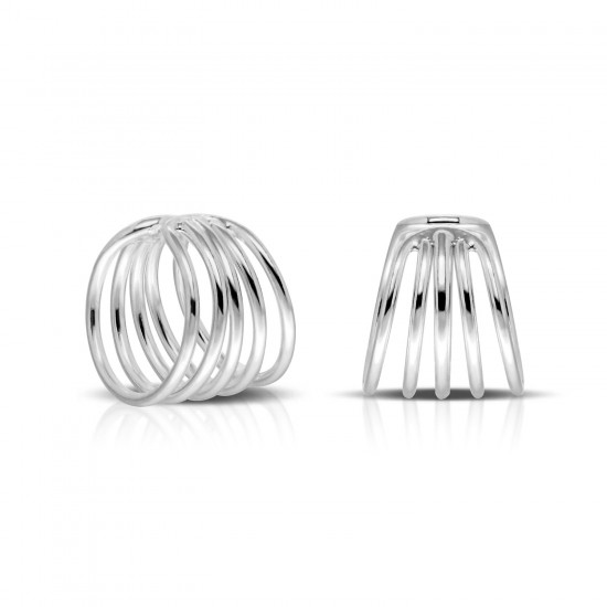 Lima Silver Ear Cuffs