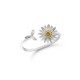 Sunflower Silver Ring