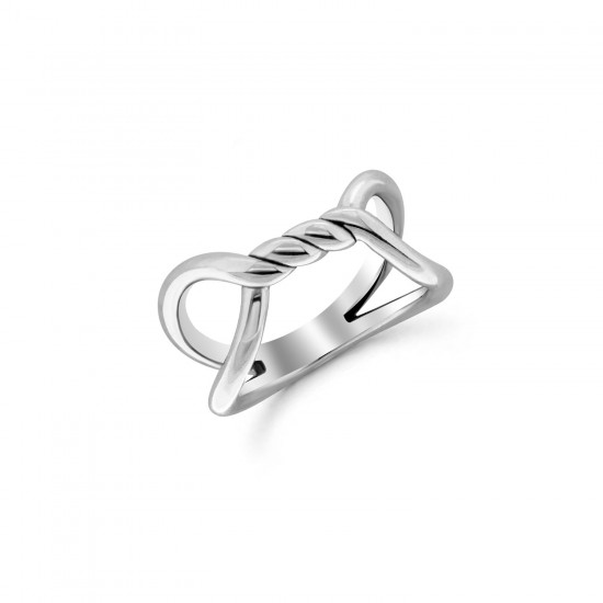 Wire Silver Ring 