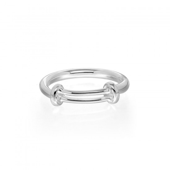 Slide Silver Ring 