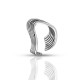 Line Layers Silver Ring