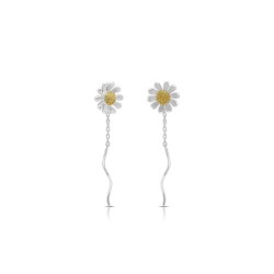 Fiore Long Silver Earrings Fiore Long Silver Earrings