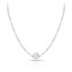 Hush Pearl Silver Necklace