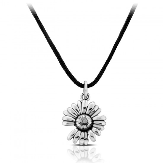 Daisy Silver Pendant 