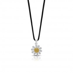 Small Fiore Silver Pendant
