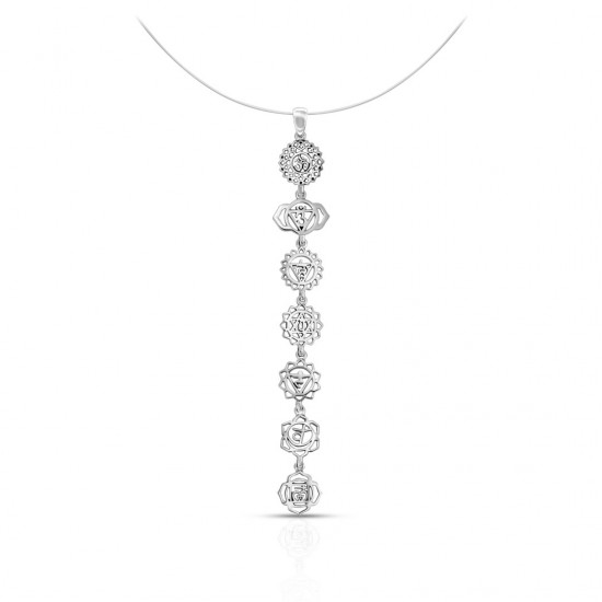 Chakra Silver Pendant