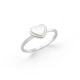 Hati Mother of Pearl Silver Ring