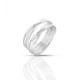 Twin Lines Silver Ring