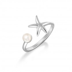 Starfish Pearl Silver Ring Starfish Pearl Silver Ring