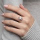 Cincin Perak Crystal Lotus Cincin Perak Crystal Lotus