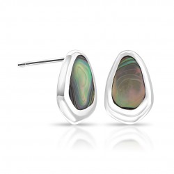 Paua Drop Silver Earrings Paua Drop Silver Earrings