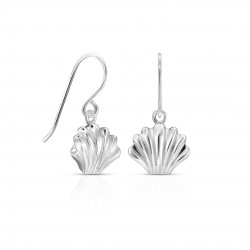 Anting Perak Mini Kerang Anting Perak Mini Kerang