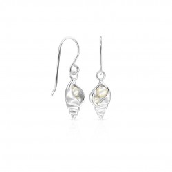 Hidden Pearl Silver Earrings Hidden Pearl Silver Earrings