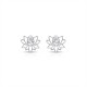 Crystal Lotus Silver Earrings Crystal Lotus Silver Earrings