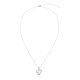 Hati Mother of Pearl Silver Necklace