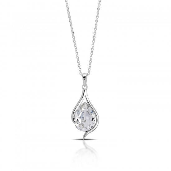 Timeless Crystal Silver Necklace