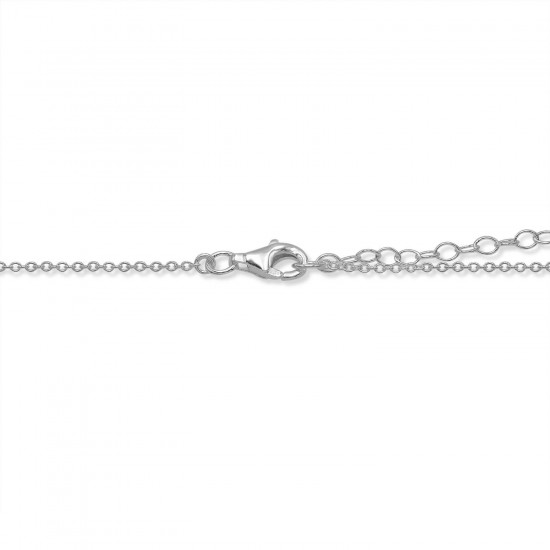 Timeless Crystal Silver Necklace