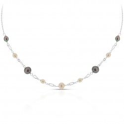 Kalung Perak Mutiara Multicolor Kalung Perak Mutiara Multicolor