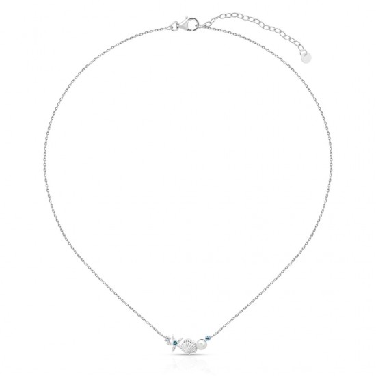 Deep Sea Silver Necklace
