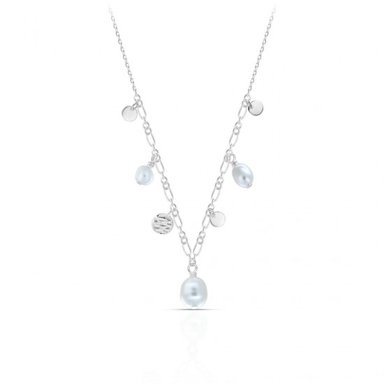 Oya Pearl Silver Necklace Oya Pearl Silver Necklace