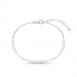 Beads Pearl Silver Bracelet Beads Pearl Silver Bracelet