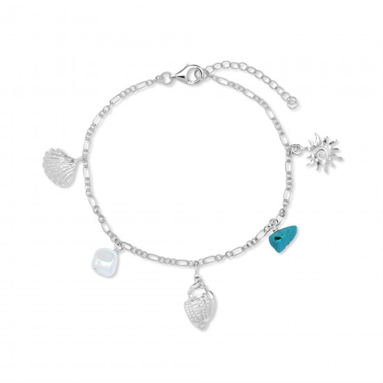 Sea Charm Silver Bracelet