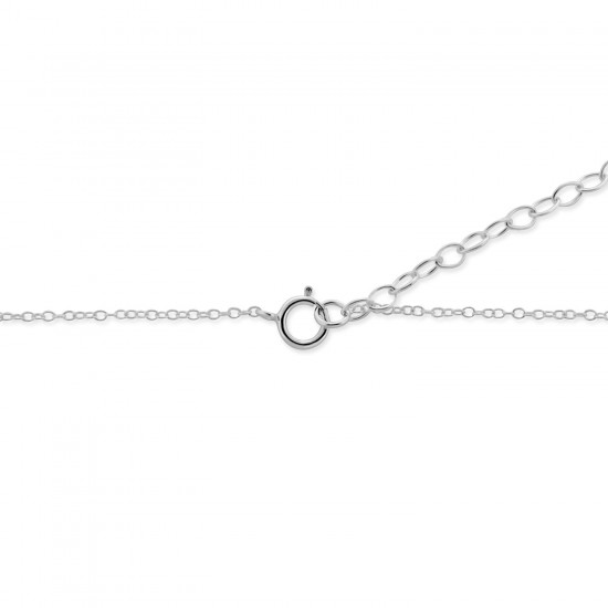 Twin Cuore Silver Necklace