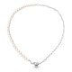 Cuore Pearl Silver Necklace