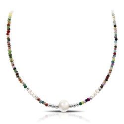 Masai Mixed Silver Necklace Masai Mixed Silver Necklace