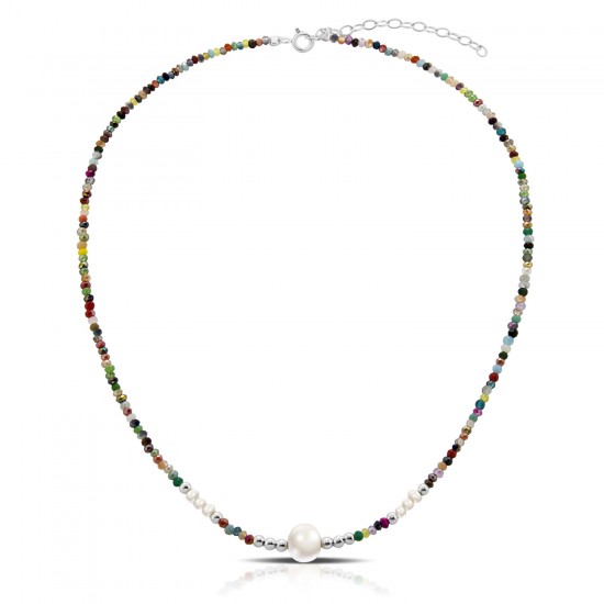 Masai Mixed Silver Necklace