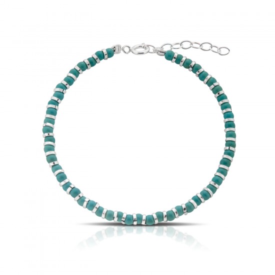 Gelang Perak Amira Turquoise