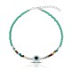 Masai Mata Turquoise Silver Bracelet