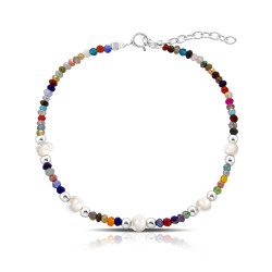 Masai Pearl Mixed Silver Bracelet Masai Pearl Mixed Silver Bracelet