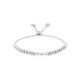 Infinity Sliding Silver Bracelet