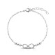 Forever Beaded Silver Bracelet