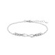 Forever Beaded Silver Bracelet